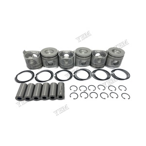 Cổ phiếu hoàn chỉnh động cơ Piston với Piston Nhẫn thích hợp cho <span class=keywords><strong>ISUZU</strong></span> 6hk1 Bộ phận động cơ - Product Image 5