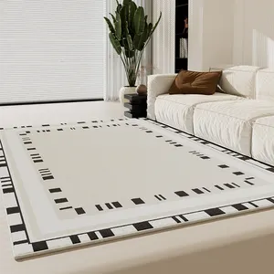 Customizable non-slip high absorbent Modern MACHINE MADE washable Living Room Carpet rug