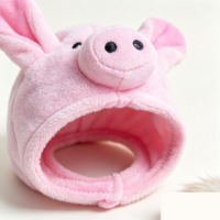 Chapeau Citrouille d'Halloween pour Animaux de Compagnie, en Peluche Douce et Polyester, Adorable Coiffe Citrouille, Accessoire de Coiffure et de Déguisement pour Petits Chiens et Chats