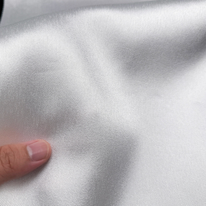 Tela de satén nupcial de calidad de Taiwán 220GSM, 150cm de ancho, 100% poliéster, <span class=keywords><strong>Material</strong></span> de vestido de novia para vestidos - Product Image 5