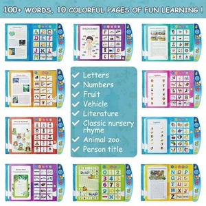 Alphabet Sound <strong>Book</strong> Interactive ABC <strong>Learning</strong> <strong>Book</strong> for Kids <strong>Learning</strong> English Letters, Words and Shapes - Product Image 3