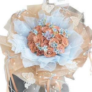 Bouquet de savon aromathérapeutique en forme de rose simulée tenant un seau d'embrassades, cadeau de saison des diplômes, cadeau d'anniversaire, bouquet de fête - Product Image 5