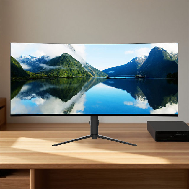 Factory OEM Design 40 Inch Curved IPS 4K HD 60Hz Wide View Frameless Desktop Computer Monitor