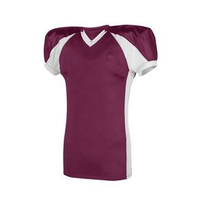 Uniforme de fútbol americano juvenil de alta calidad, ropa de entrenamiento de manga corta bordada, uniforme transpirable sublimado completamente cosido - Product Image 6
