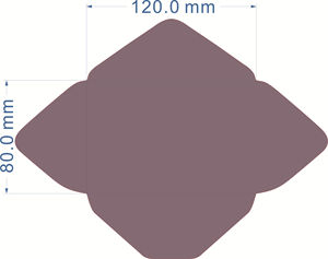 Enveloppe en papier de coton personnalisée pour cartes de mariage - Product Image 5