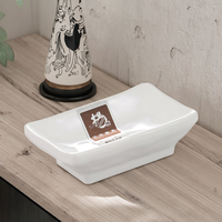 Assiettes de restaurant carrées en mélamine, assiettes écologiques pour la sauce soja, 12 pièces