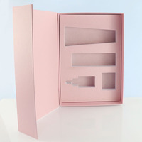 Fournisseur d'or oem boîte cosmétique de soins de la peau écologique boîte d'emballage carton plat pliant magnétique boîte cadeau paquet d'emballage