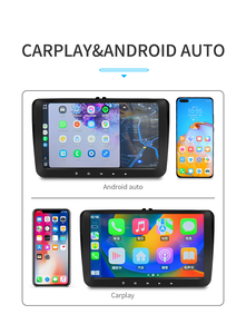 9Inch Volkwagen Nói Chung Máy Xe Đa Phương Tiện Máy Nghe Nhạc Không Dây Carplay & Android Tự Động BT <span class=keywords><strong>FM</strong></span> Wifi - Product Image 3