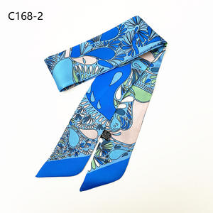 Printemps nouveau Vintage femmes cajou petit <span class=keywords><strong>foulard</strong></span> en <span class=keywords><strong>soie</strong></span> longue Satin cou écharpe dessin animé pour sac poignée bandeau ruban <span class=keywords><strong>AliExpress</strong></span> - Product Image 2
