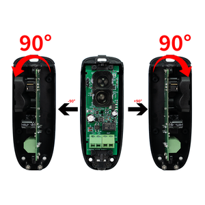 Sensor Fotoeléctrico Infrarrojo Inalámbrico con Rotación <span class=keywords><strong>de</strong></span> 180° Sin Puntos Ciegos, Alcance <span class=keywords><strong>de</strong></span> Detección <span class=keywords><strong>de</strong></span> 15M, Abrepuertas <span class=keywords><strong>de</strong></span> Garaje Automático - Product Image 6