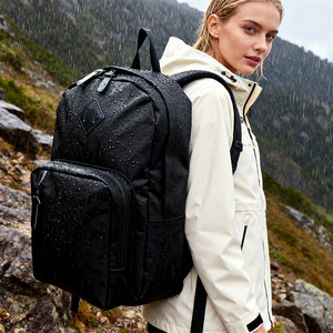 Sac à dos léger pour trajets quotidiens, imperméable avec revêtement PU, sac à dos décontracté multifonctionnel pour le <span class=keywords><strong>voyage</strong></span> avec compatibilité hydratation - Product Image 3