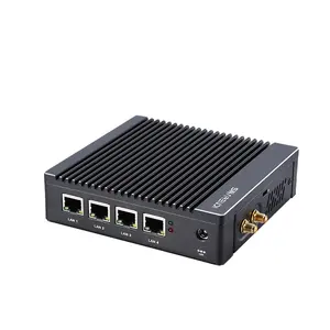Mini pc Fanless (J1900/J3160/J3710/J4205/J3455), ordinateur avec 4 x i211 et LAN Gigabyte, pour routeur/pare-feu