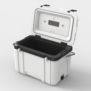 Oem/ODM xách tay 26L leakproof cứng hộp mát tùy chỉnh mô hình PE chất liệu cho cắm trại ngoài trời lĩnh vực rượu vang & thực phẩm lưu trữ Băng hộp - Product Image 4