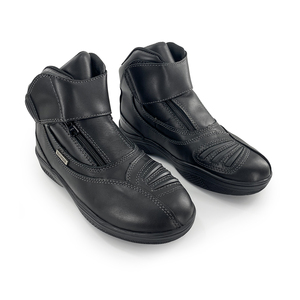 HPS007 Bottes imperméables en cuir de vachette pour moto de tourisme, imperméables et respirantes, chaussures de sécurité - Product Image 2