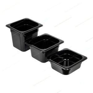 ชุดกระทะ GN พลาสติก PC สีดำ1/6เข้ากันได้หลายขนาดได้รับการอนุมัติจาก nsf/fda - Product Image 1