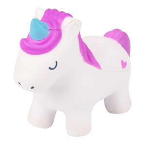 Unicorn <b>Squishy</b> Toy Pu Material Slow Rebound Fidget Toy For Kids 2 To 4 Years Unisex - Product Image 3