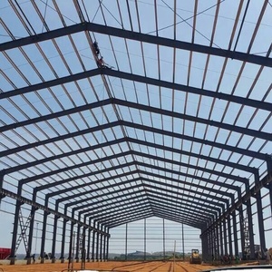 Coût de construction d'un hangar industriel Structure métallique préfabriquée Bâtiment d'atelier <span class=keywords><strong>portable</strong></span> en métal Bâtiment d'atelier préfabriqué - Product Image 4