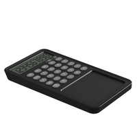 Tablette d'écriture électronique scientifique avec écran LCD, calculatrice à 12 chiffres, alarme, bloc-notes pour enfants avec tablette d'écriture, calendrier et piles