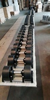 Haltères réglables de gymnastique à domicile de qualité supérieure 20kg 32kg poignée à réglage rapide ensemble d'haltères réglables