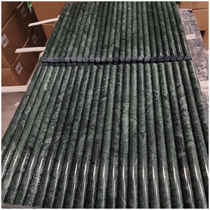 Carreaux <span class=keywords><strong>de</strong></span> mosaïque cannelés en marbre vert Guatemala tendance 2026 pour murs <span class=keywords><strong>de</strong></span> maisons et d'hôtels - Product Image 1