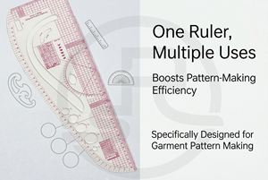 Righello Flessibile e Pieghevole per Modelli di <span class=keywords><strong>Abbigliamento</strong></span> 3245 con Scala Integrata Resistente all'Usura e Durevole per Disegno di Abiti - Product Image 4