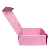 Boîte cadeau personnalisée de luxe A3 A4 A5 profonde en papier carton pliable magnétique à rabat Emballage avec fermetures magnétiques