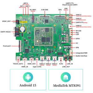 Carte mère ES720 Android 15 du fabricant, MediaTek MT9679, WiFi double bande, OPS, affichage 4K, pour solution d'affichage interactif intelligent 4K (IFPD) - Product Image 2