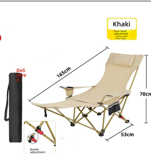 In Stock Hot Seller Metal Ultralight Portable Fishing Beach Lawn Chair Small Moon Camping Chair Outdoor - Product Image 4