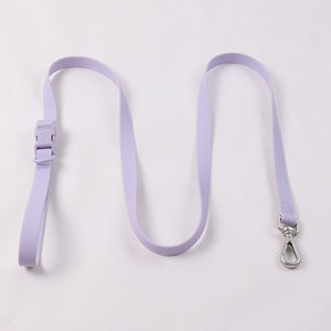 Correa de perro con logotipo de color personalizado con hebilla de plástico de liberación rápida, juego de Correa y <span class=keywords><strong>collar</strong></span> antideslizante con revestimiento de <span class=keywords><strong>PVC</strong></span> para mascotas - Product Image 3