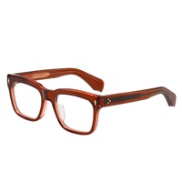 Nouvelles lunettes de myopie unisexe de style punk européen et américain, monture épaisse, forme originale, vert nuit, haute brillance, anti-radiation