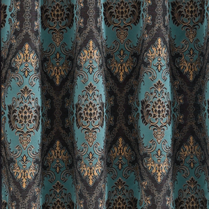 Rideau de salon moderne sur mesure en gros, Cortina De Sala, Dubaï, avec cantonnière - Product Image 2