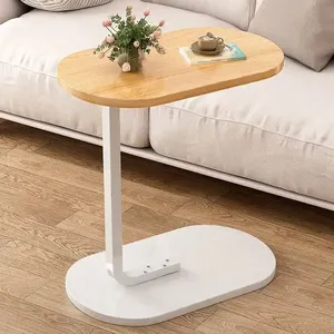 Meja Kopi Bundar Kecil Mewah Modern Terlaris, Rak Samping Sofa, Set Meja Teh untuk Ruang Tamu - Product Image 1