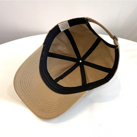 Gorras de Béisbol de Lujo de 6 Paneles, Negras, de Algodón, sin Estructura, Lisas, con Logotipo Bordado Personalizado para Hombre y Mujer