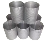 Tube filtrant en acier inoxydable 304 316 2026, tubes cylindriques perforés, tube spiralé