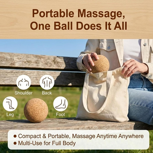 Pelota <span class=keywords><strong>de</strong></span> Masaje <span class=keywords><strong>de</strong></span> <span class=keywords><strong>Corcho</strong></span> Natural, Pelota <span class=keywords><strong>de</strong></span> Yoga, Pelota <span class=keywords><strong>de</strong></span> <span class=keywords><strong>Corcho</strong></span> para Masaje <span class=keywords><strong>de</strong></span> Tejido Profundo, Duradera para Fisioterapia, Manos, Pies, Espalda, Deporte - Product Image 5