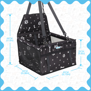 Nobleza pieghevole e lavabile seggiolino auto per cani per animali domestici seggiolino auto di sicurezza per cani e gatti da viaggio borse Premium per animali domestici - Product Image 3