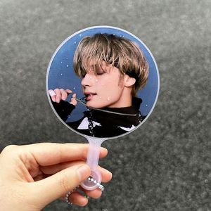 2024 <b>Mini</b> <b>Hand</b> Fan Portable Handheld and Desktop Plastic Crafts Pocket-Sized for Convenience - Product Image 1