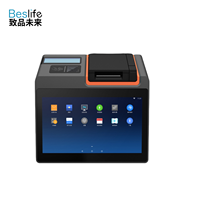 Terminal de point de vente tactile d'occasion T2 Mini Android 7.1 OS IPS Wi-Fi avec grand écran et impression thermique 80 mm pour reçus de caisse