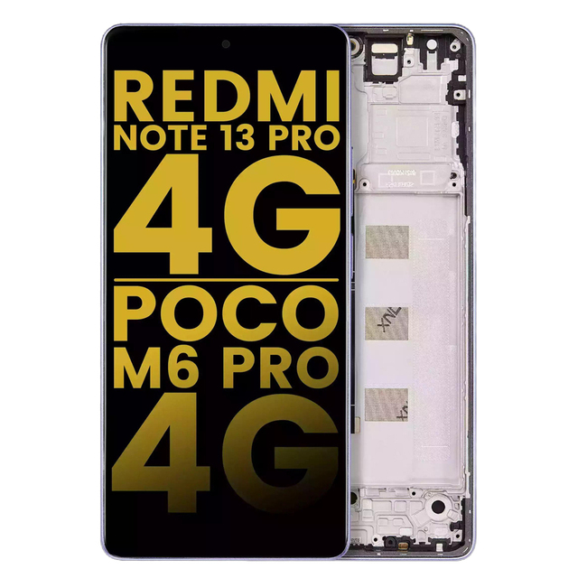 Mobile Phone for Xiaomi Redmi Note 13 Pro 4G LCD Display Digitizer Touch Screen With Frame Assembly