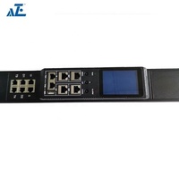Unité de distribution d'alimentation intelligente (PDU) triphasée 32A 400V à 24 prises, certifiée CE/RoHS, pour rack