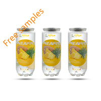 Boissons non alcoolisées à saveur d'ananas à faible teneur en sucre et soda rafraîchissant pour supermarché et hôtel
