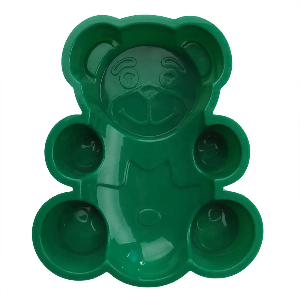 Food grade Kitchen Funny Silicone muffin/cake/chocolate/jelly mold/pan Bear shape 3D
