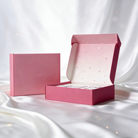 Boîtes d'expédition rigides personnalisées imprimées en quadrichromie avec fermeture magnétique, pelliculage brillant, emballage cadeau de luxe en carton ondulé pour