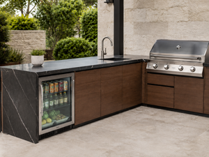 Cocina Exterior de Lujo para Villa, Estilo Shaker 2026, Completamente en Acero Inoxidable 304, Juego de Barbacoa Completo, Resistente a la Intemperie - Product Image 3