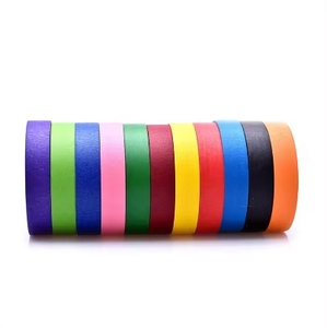 Proveedor de China Papel automotriz Jumbo Roll Fabricación Cinta adhesiva China Color personalizado Auto <span class=keywords><strong>Pintor</strong></span> <span class=keywords><strong>Precio</strong></span> Verde 50 metros - Product Image 3
