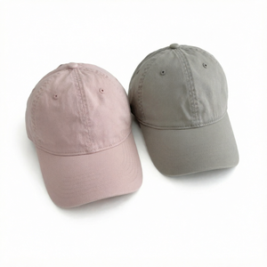 Solid Color Baseball Cap 6 Panel Adjustable Unisex Cotton Casual <b>Hat</b> for Adults Four Seasons Wear - Product Image 1