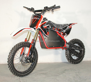 Motocicleta Eléctrica Todoterreno de 1200W, Mini Cross, Superbike para Niños, Pit Bike de 48V Automática - Product Image 1
