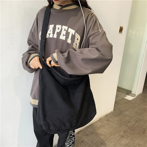 2022 Fashionable Women's <b>Large</b> <b>Canvas</b> Crossbody Handbag Custom Pattern Cotton Cloth School & Student <b>Bag</b> - Product Image 3