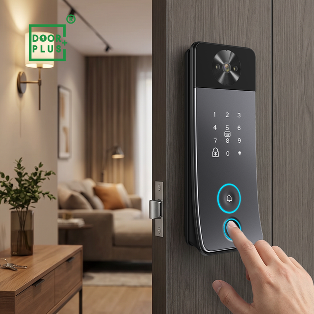 3d Face Recognition Smart Door Lock With Camera Cerradura Inteligente Biometric Fingerprint Security Automatic Smart Lock
