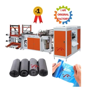 Promotional OEM Low Price Double Lines Pet Waste Bag Pick Up Dog Poop Cleanup Rubbish Garbage Bag Making Machine